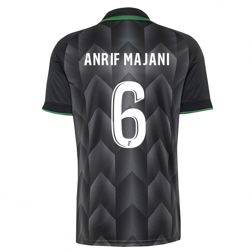 Danxen Heren El Anrif Majani #6 Wit Zwart Groen Uitshirt Uittenue 2026/27 T-Shirt