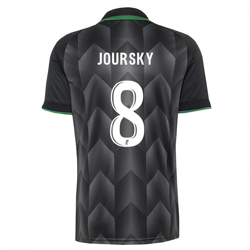 Danxen Heren Leopold Joursky #8 Wit Zwart Groen Uitshirt Uittenue 2026/27 T-Shirt