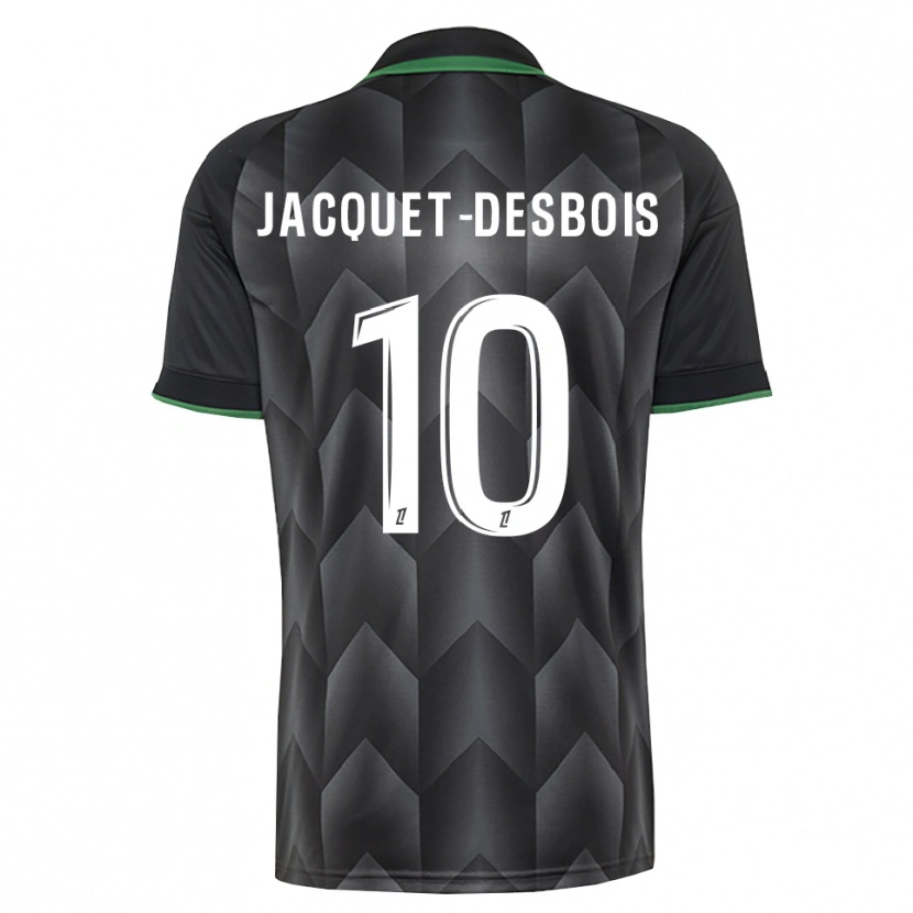 Danxen Heren Tairik Jacquet-Desbois #10 Wit Zwart Groen Uitshirt Uittenue 2026/27 T-Shirt