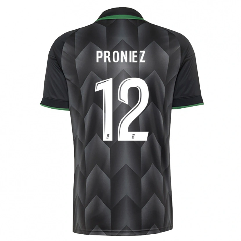 Danxen Heren Fany Proniez #12 Wit Zwart Groen Uitshirt Uittenue 2026/27 T-Shirt