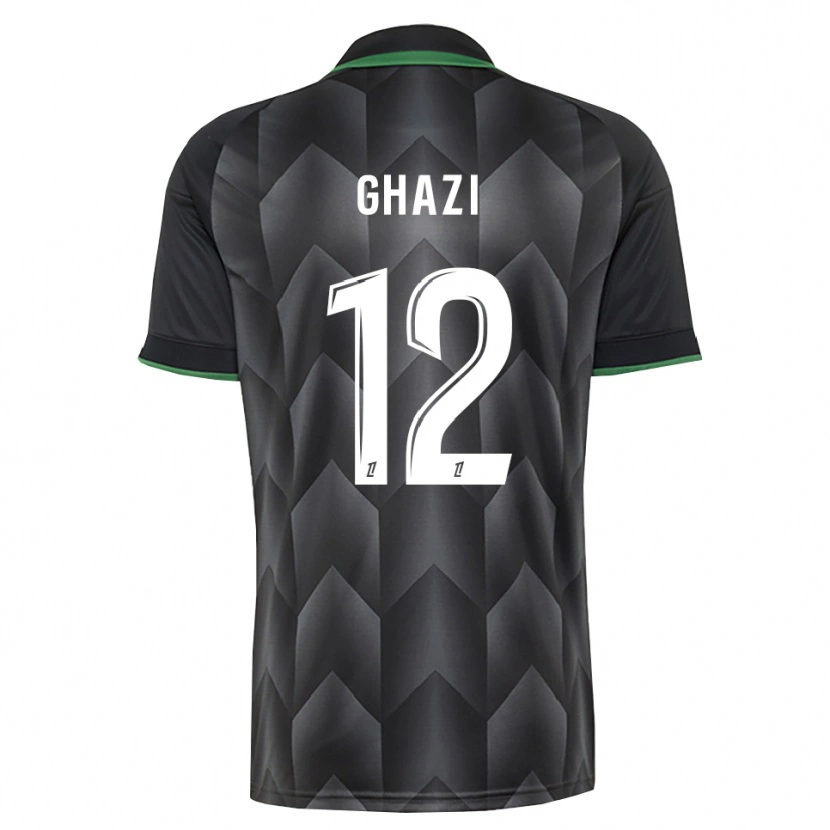 Danxen Heren Ali Ghazi #12 Wit Zwart Groen Uitshirt Uittenue 2026/27 T-Shirt