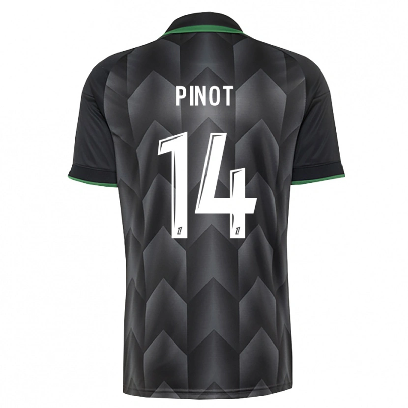 Danxen Heren Laurine Pinot #14 Wit Zwart Groen Uitshirt Uittenue 2026/27 T-Shirt