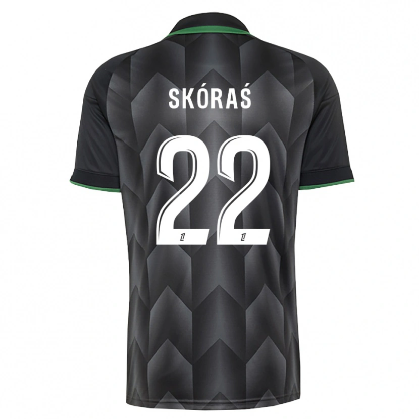 Danxen Heren Michal Skoras #22 Wit Zwart Groen Uitshirt Uittenue 2026/27 T-Shirt