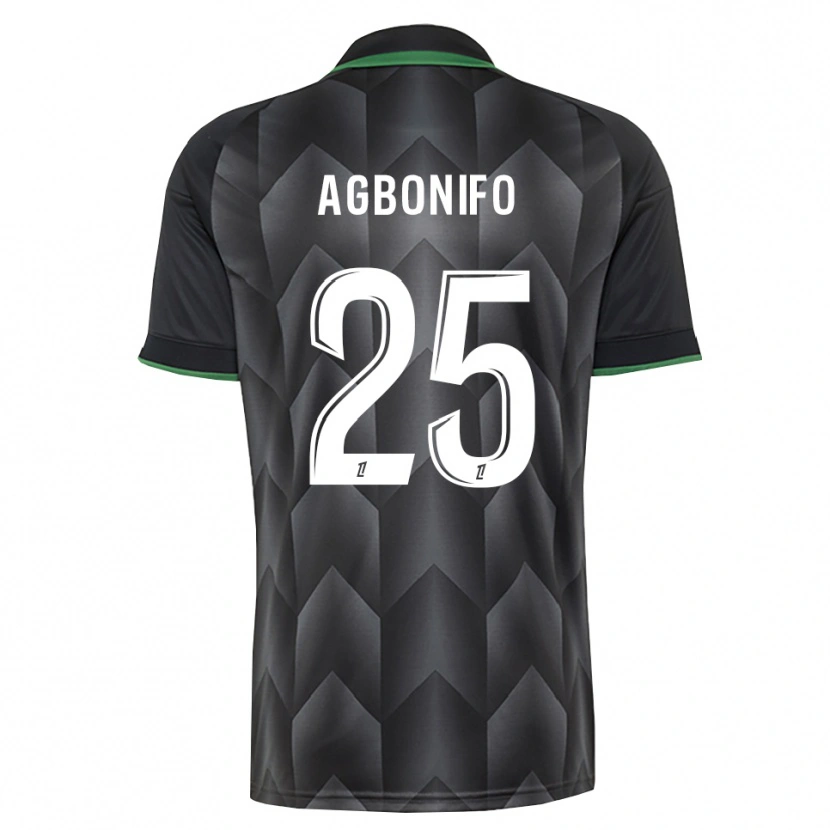 Danxen Heren Jeremy Agbonifo #25 Wit Zwart Groen Uitshirt Uittenue 2026/27 T-Shirt