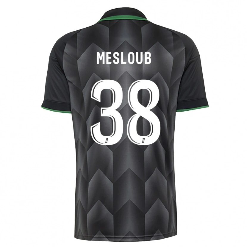 Danxen Heren Mezian Mesloub #38 Wit Zwart Groen Uitshirt Uittenue 2026/27 T-Shirt