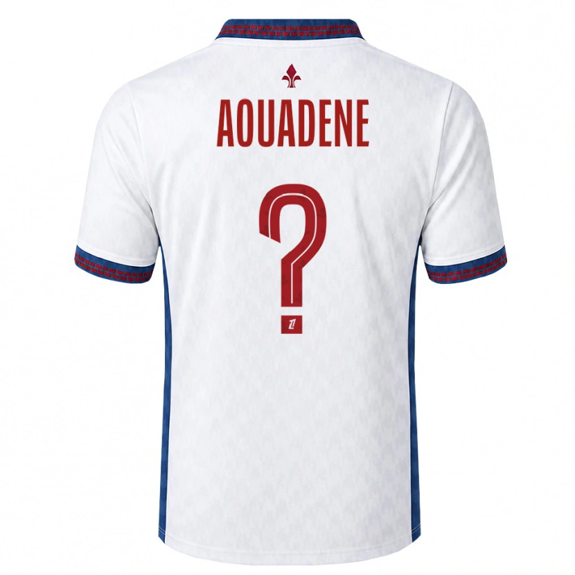 Danxen Heren Aksel Aouadene #0 Rood Wit Blauw Uitshirt Uittenue 2026/27 T-Shirt