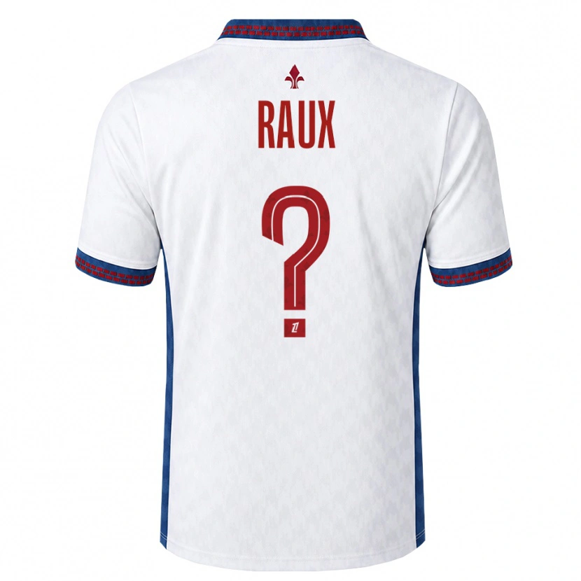 Danxen Heren Jules Raux #0 Rood Wit Blauw Uitshirt Uittenue 2026/27 T-Shirt