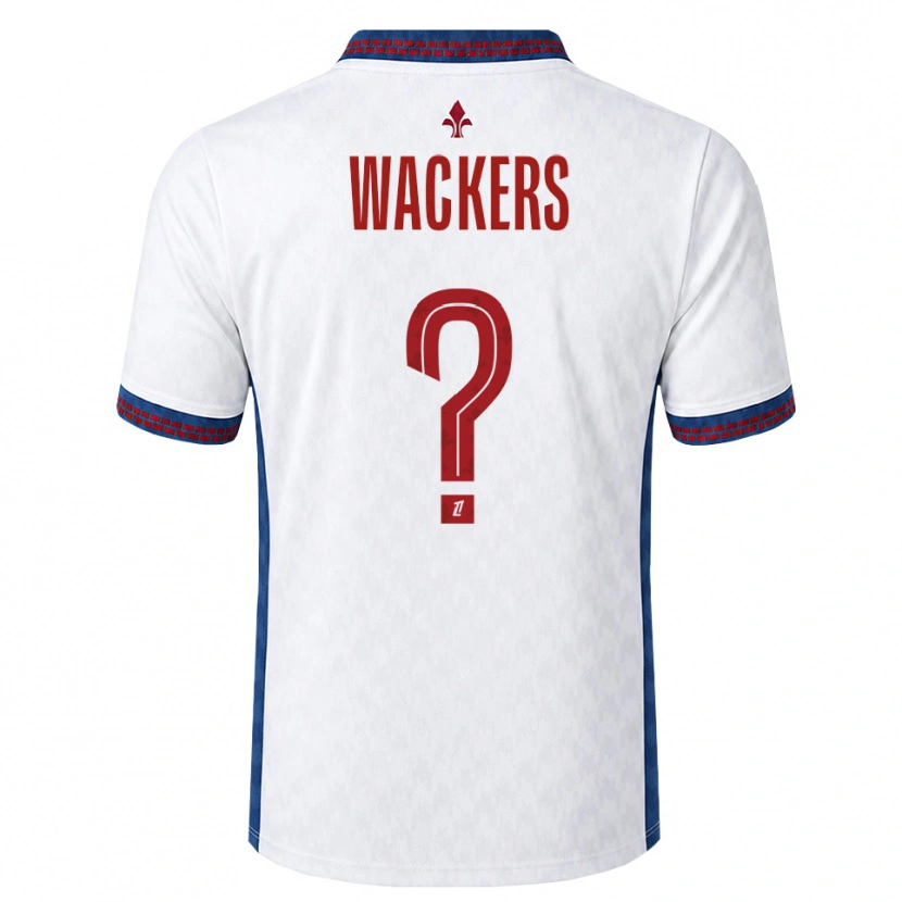 Danxen Heren Maxime Wackers #0 Rood Wit Blauw Uitshirt Uittenue 2026/27 T-Shirt