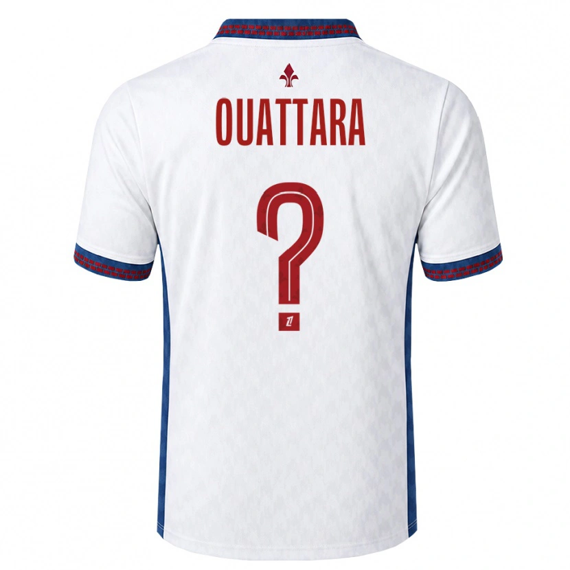 Danxen Heren Fadiga Ouattara #0 Rood Wit Blauw Uitshirt Uittenue 2026/27 T-Shirt