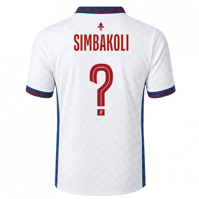Danxen Heren Mamadou Simbakoli #0 Rood Wit Blauw Uitshirt Uittenue 2026/27 T-Shirt