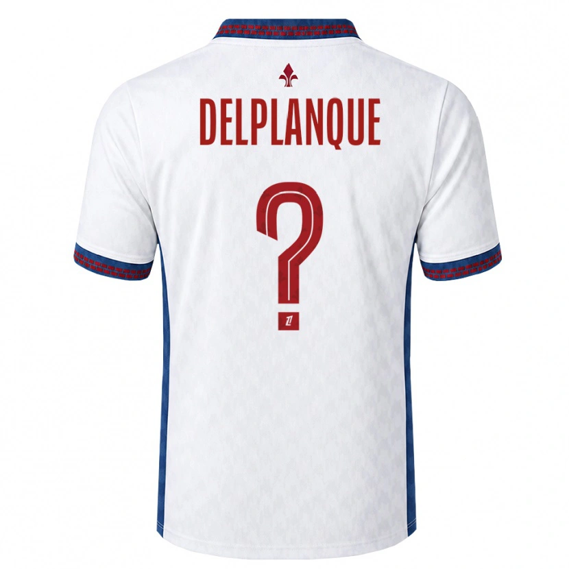 Danxen Heren Gaël Delplanque #0 Rood Wit Blauw Uitshirt Uittenue 2026/27 T-Shirt