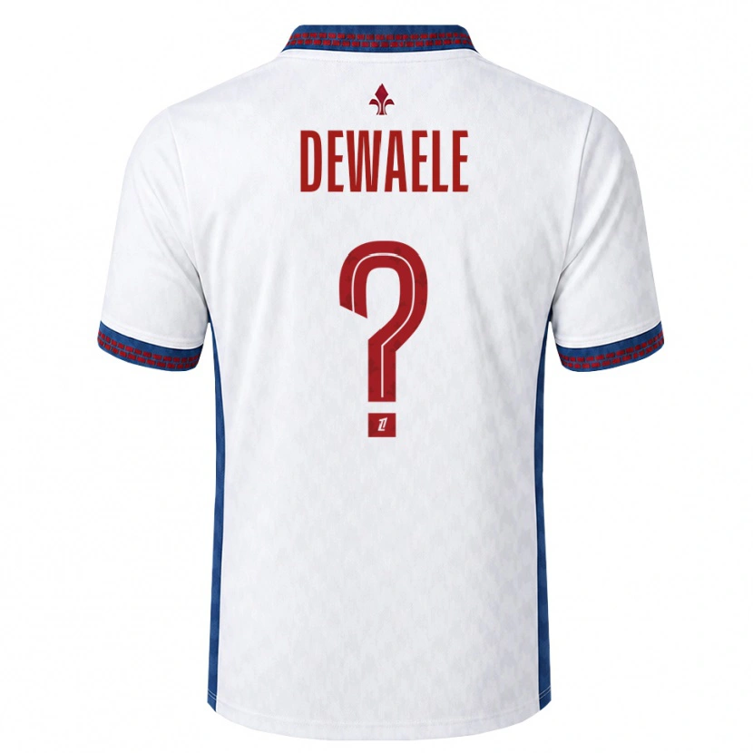Danxen Heren Élina Dewaele #0 Rood Wit Blauw Uitshirt Uittenue 2026/27 T-Shirt