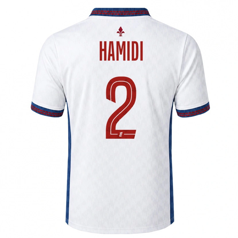 Danxen Heren Kamel Hamidi #2 Rood Wit Blauw Uitshirt Uittenue 2026/27 T-Shirt