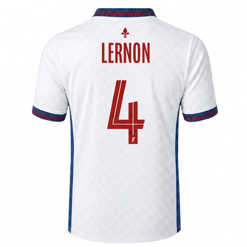 Danxen Heren Jessica Lernon #4 Rood Wit Blauw Uitshirt Uittenue 2026/27 T-Shirt