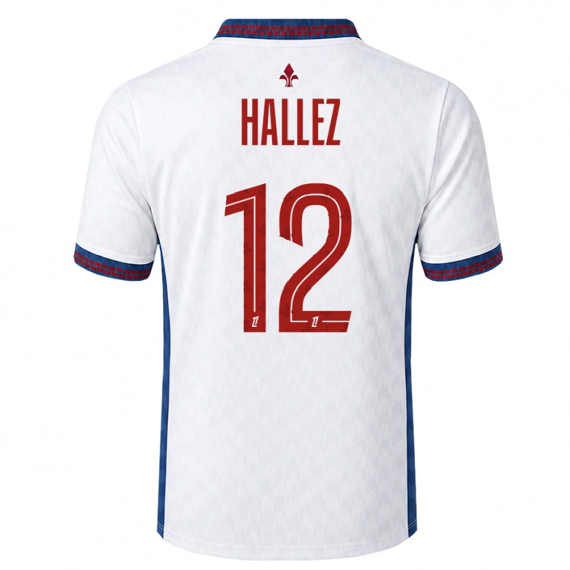 Danxen Heren Alexis Hallez #12 Rood Wit Blauw Uitshirt Uittenue 2026/27 T-Shirt