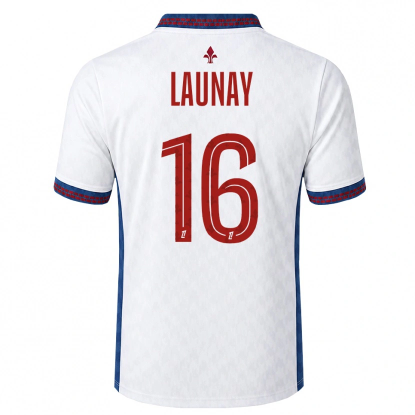 Danxen Heren Elisa Launay #16 Rood Wit Blauw Uitshirt Uittenue 2026/27 T-Shirt