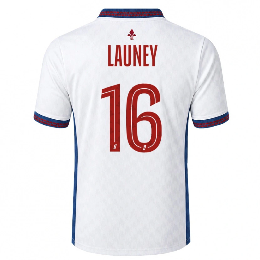 Danxen Heren Elisa Launey #16 Rood Wit Blauw Uitshirt Uittenue 2026/27 T-Shirt
