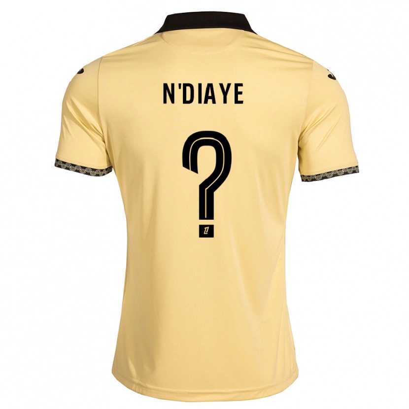 Danxen Heren Bassirou N'diaye #0 Navajo Wit Zwart Uitshirt Uittenue 2026/27 T-Shirt