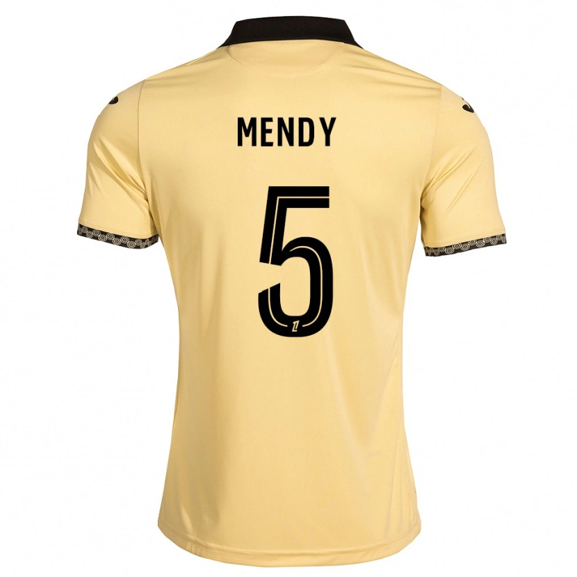 Danxen Heren Benjamin Mendy #5 Navajo Wit Zwart Uitshirt Uittenue 2026/27 T-Shirt