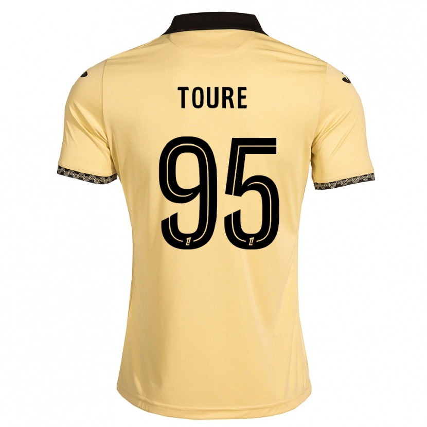 Danxen Heren Isaak Touré #95 Navajo Wit Zwart Uitshirt Uittenue 2026/27 T-Shirt