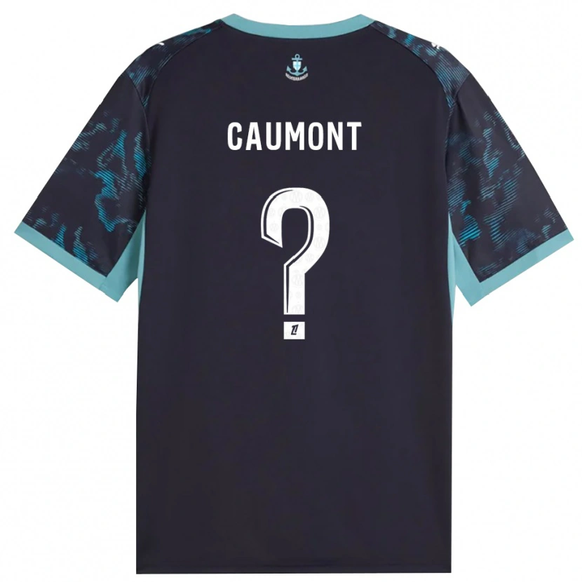 Danxen Heren Enzo Caumont #0 Licht Turkoois Wit Zwart Uitshirt Uittenue 2026/27 T-Shirt