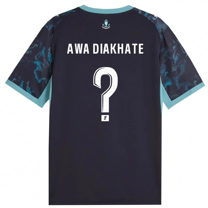 Danxen Heren Ndeye Awa Diakhate #0 Licht Turkoois Wit Zwart Uitshirt Uittenue 2026/27 T-Shirt
