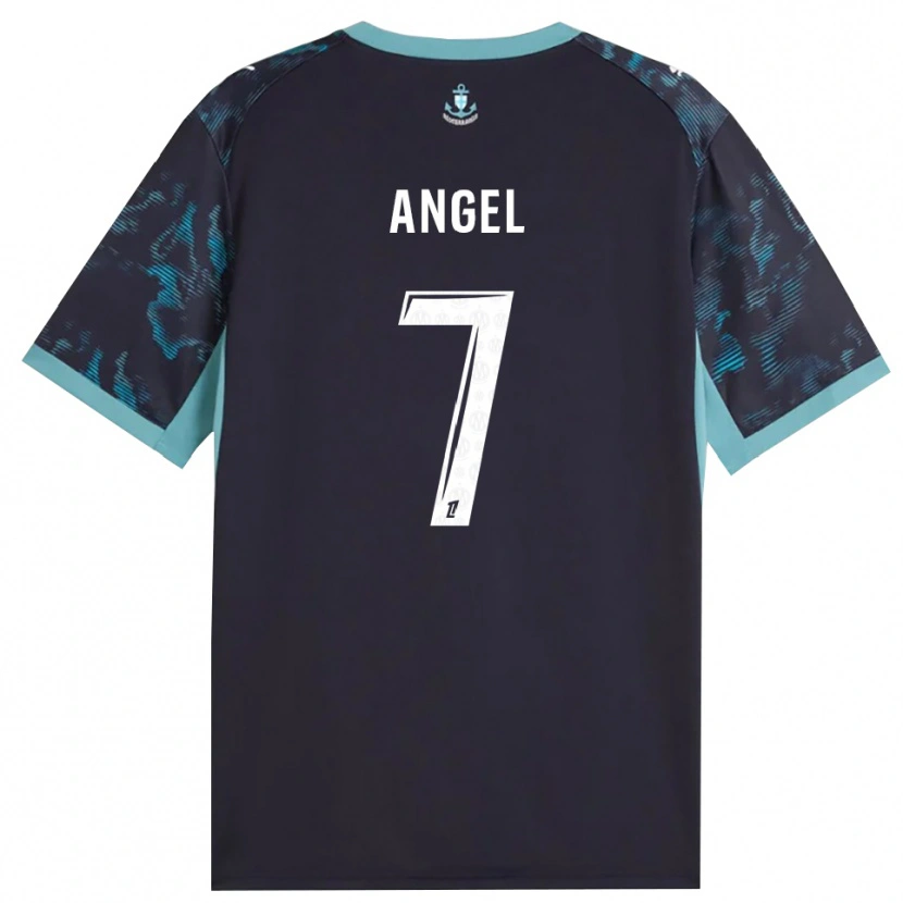 Danxen Heren Angel Gomes #7 Licht Turkoois Wit Zwart Uitshirt Uittenue 2026/27 T-Shirt