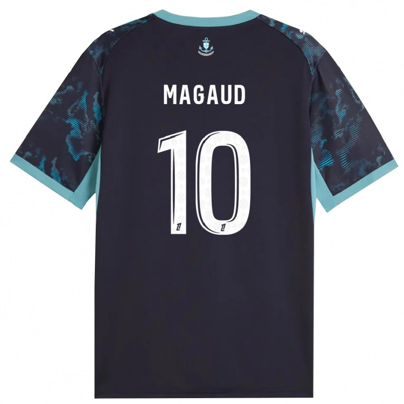 Danxen Heren Kyle Magaud #10 Licht Turkoois Wit Zwart Uitshirt Uittenue 2026/27 T-Shirt