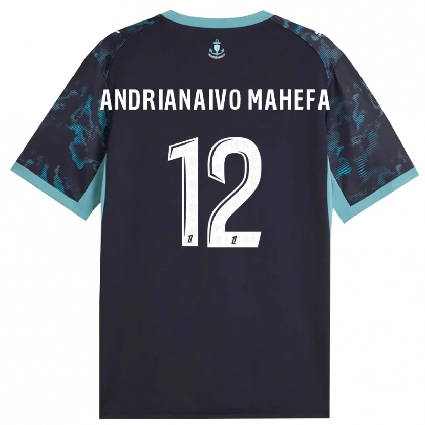Danxen Heren Mathis Andrianaivo Mahefa #12 Licht Turkoois Wit Zwart Uitshirt Uittenue 2026/27 T-Shirt