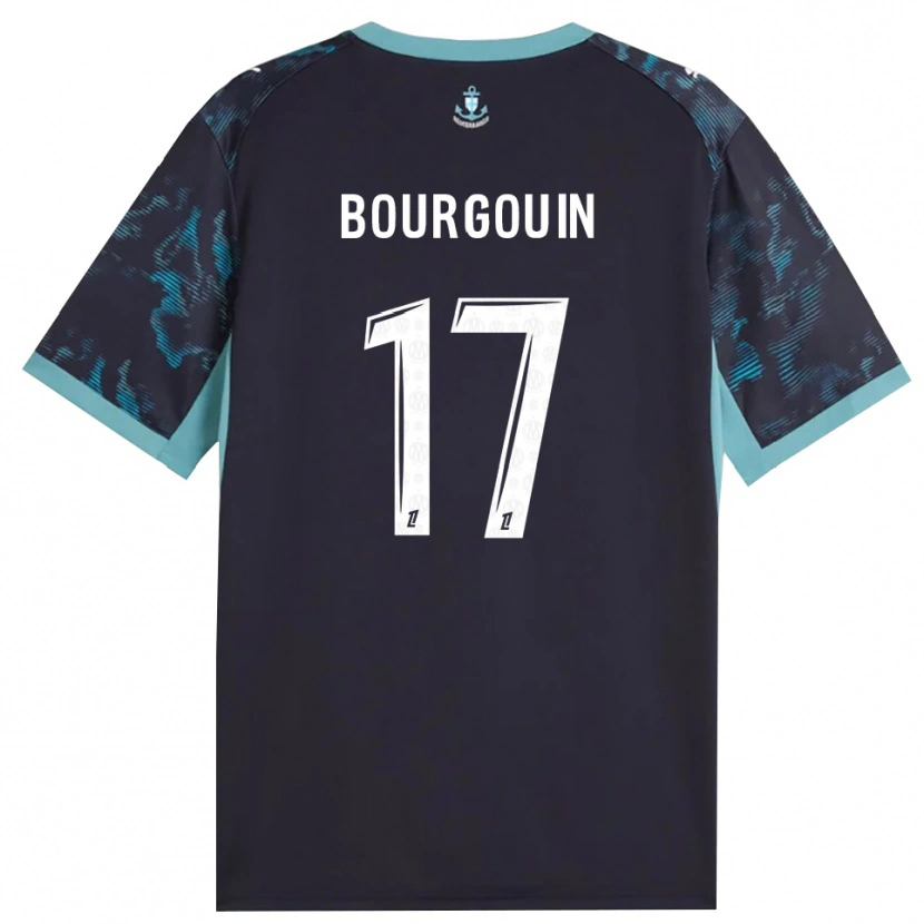 Danxen Heren Laura Bourgouin #17 Licht Turkoois Wit Zwart Uitshirt Uittenue 2026/27 T-Shirt