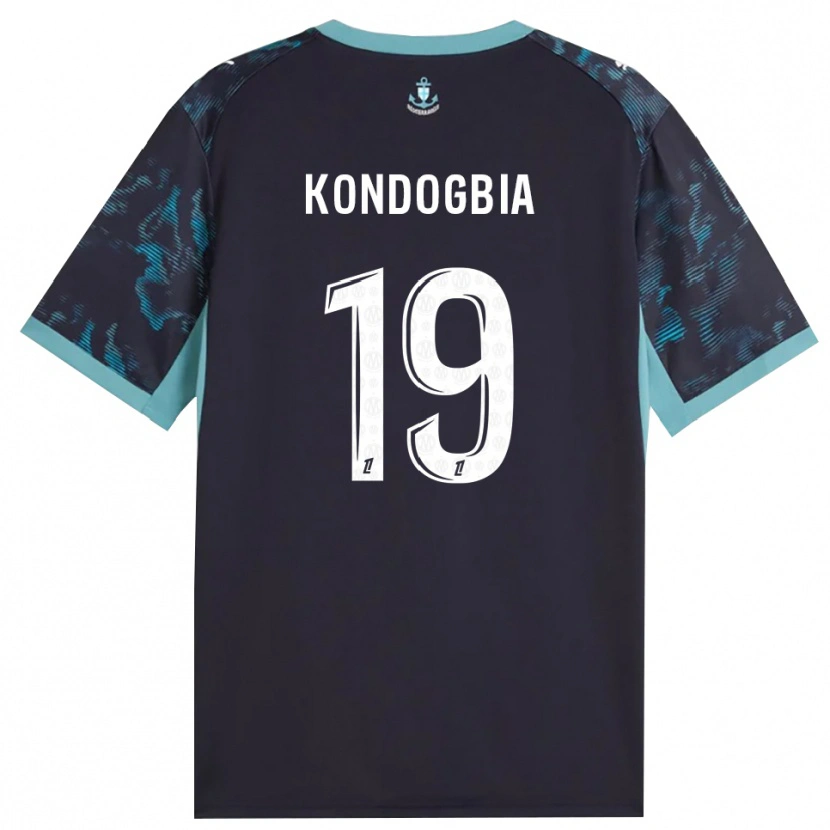 Danxen Heren Geoffrey Kondogbia #19 Licht Turkoois Wit Zwart Uitshirt Uittenue 2026/27 T-Shirt