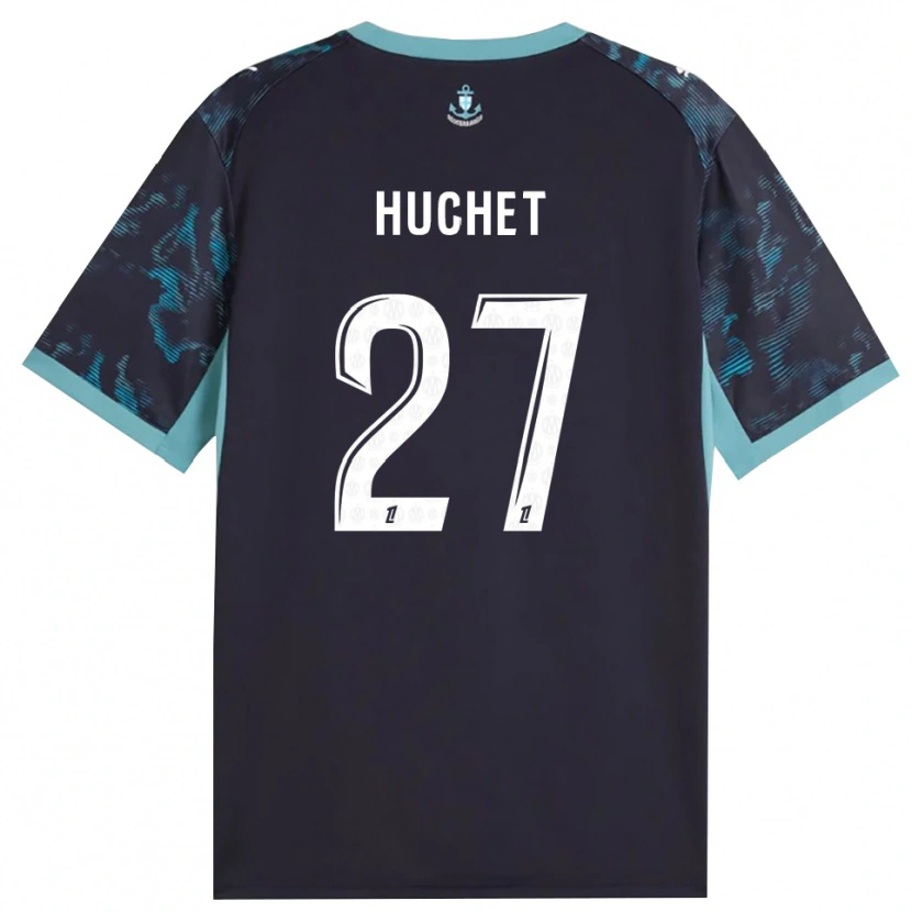 Danxen Heren Sarah Huchet #27 Licht Turkoois Wit Zwart Uitshirt Uittenue 2026/27 T-Shirt
