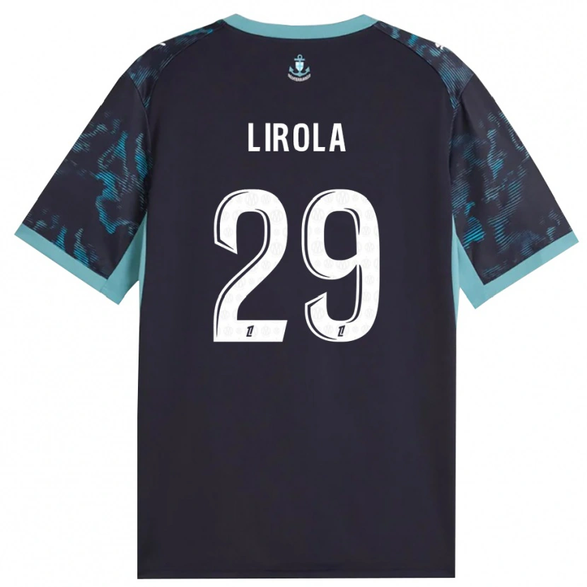 Danxen Heren Pol Lirola #29 Licht Turkoois Wit Zwart Uitshirt Uittenue 2026/27 T-Shirt