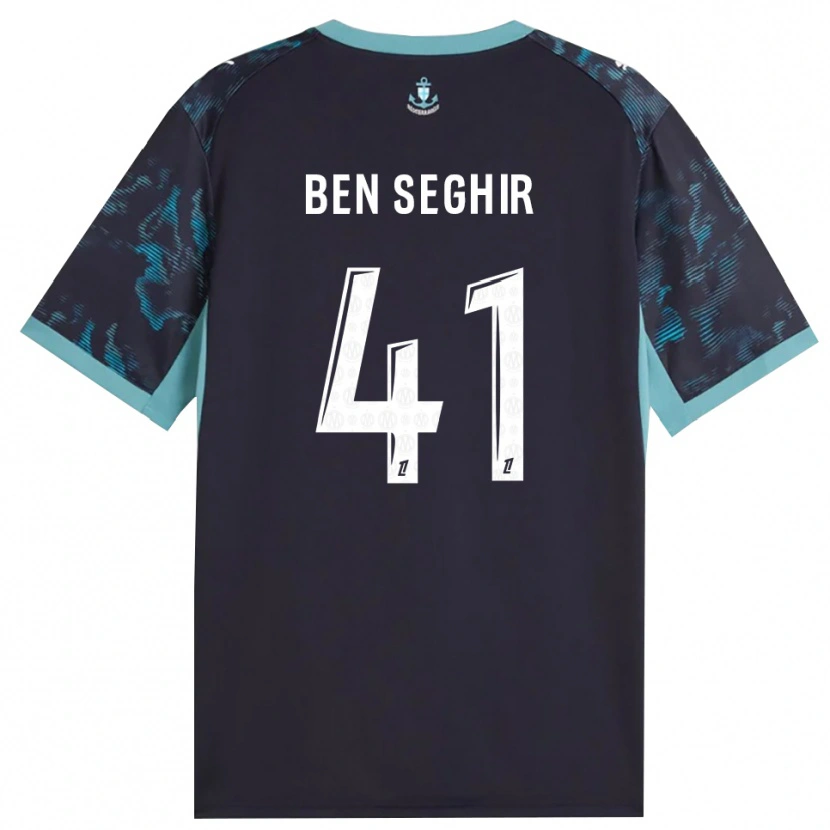 Danxen Heren Salim Ben Seghir #41 Licht Turkoois Wit Zwart Uitshirt Uittenue 2026/27 T-Shirt
