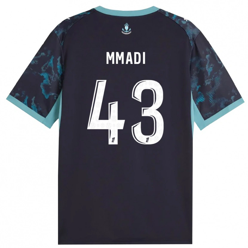 Danxen Heren Tadjidine Mmadi #43 Licht Turkoois Wit Zwart Uitshirt Uittenue 2026/27 T-Shirt