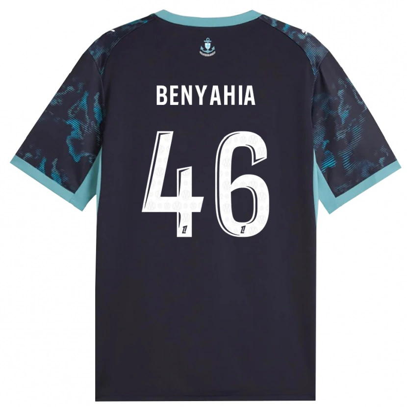 Danxen Heren Aylan Benyahia-Tani #46 Licht Turkoois Wit Zwart Uitshirt Uittenue 2026/27 T-Shirt