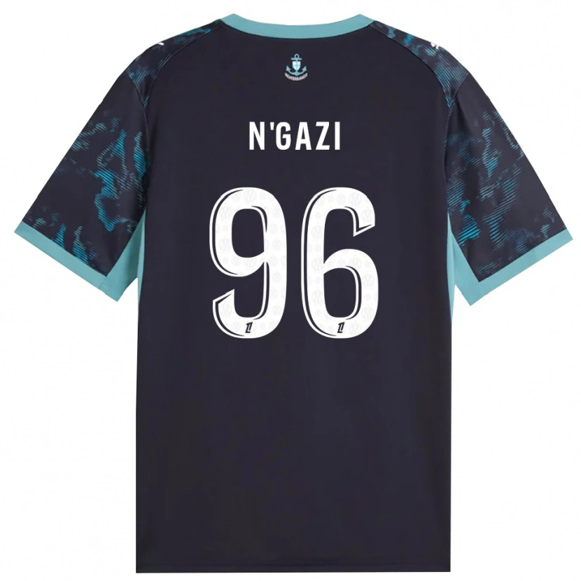 Danxen Heren Chloé N'gazi #96 Licht Turkoois Wit Zwart Uitshirt Uittenue 2026/27 T-Shirt