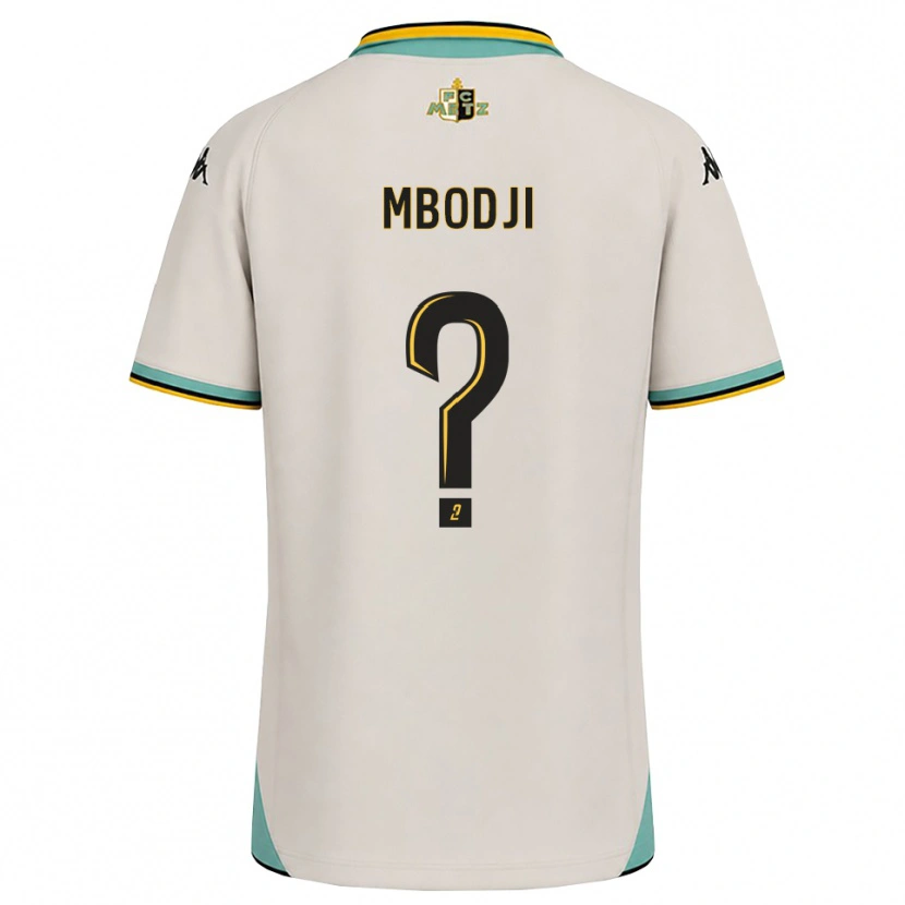 Danxen Heren Abdourahmane Mbodji #0 Bloemenwit Zwart Uitshirt Uittenue 2026/27 T-Shirt