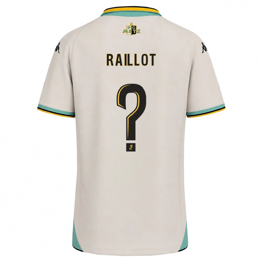 Danxen Heren Lilian Raillot #0 Bloemenwit Zwart Uitshirt Uittenue 2026/27 T-Shirt
