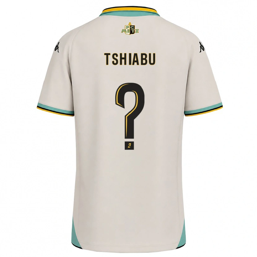 Danxen Heren Joan Tshiabu #0 Bloemenwit Zwart Uitshirt Uittenue 2026/27 T-Shirt