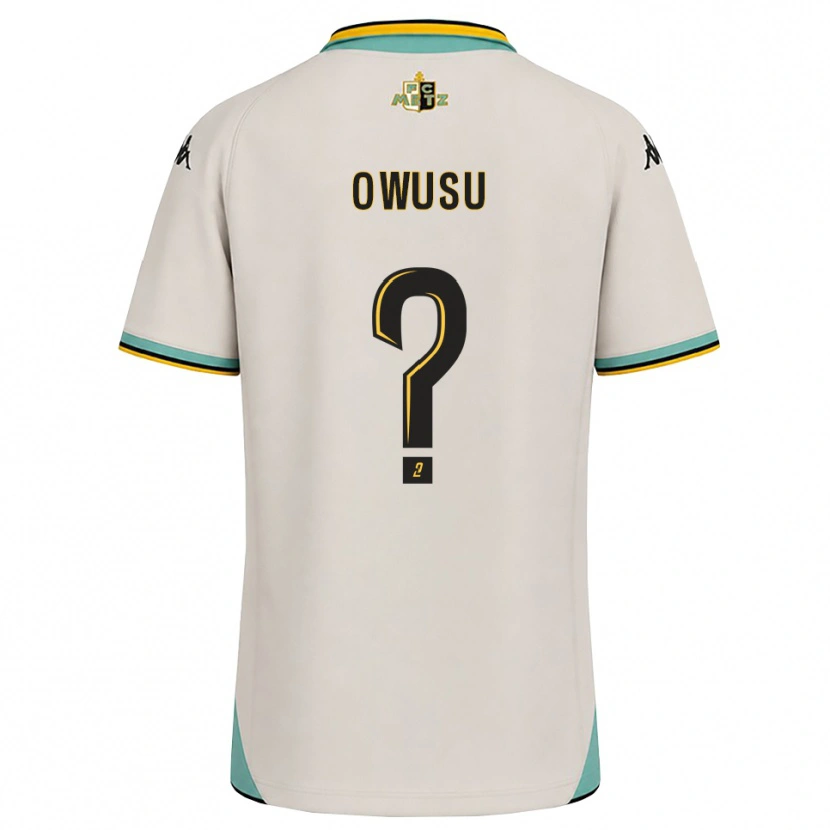 Danxen Heren Ryan Owusu #0 Bloemenwit Zwart Uitshirt Uittenue 2026/27 T-Shirt