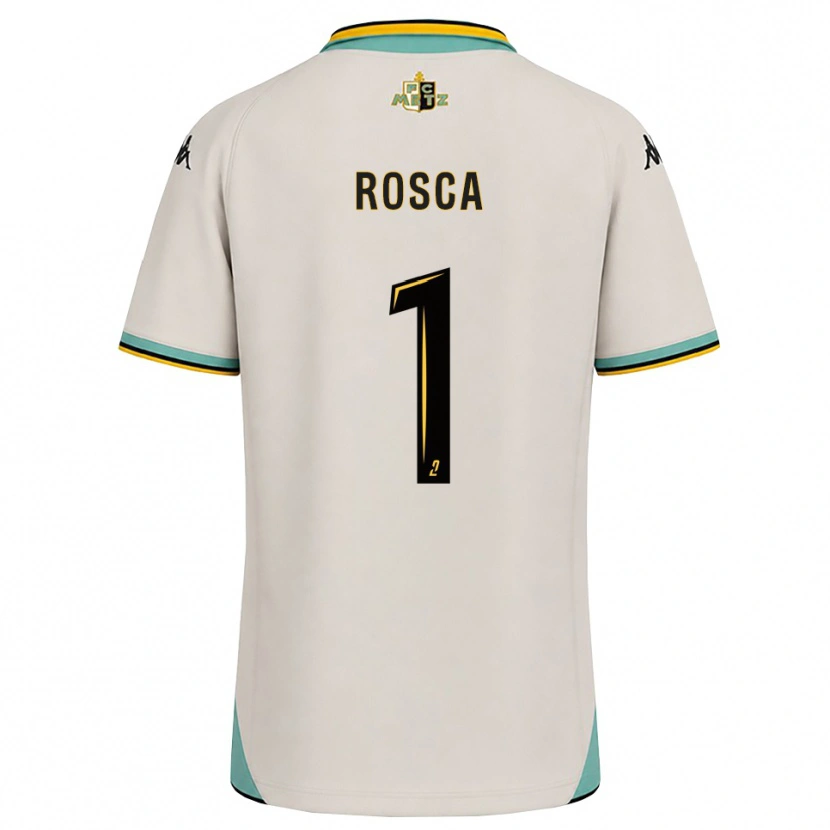 Danxen Heren Daniel Rosca #1 Bloemenwit Zwart Uitshirt Uittenue 2026/27 T-Shirt