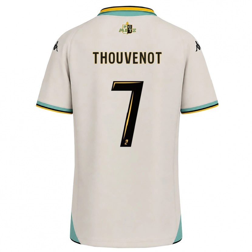Danxen Heren Jules Thouvenot #7 Bloemenwit Zwart Uitshirt Uittenue 2026/27 T-Shirt