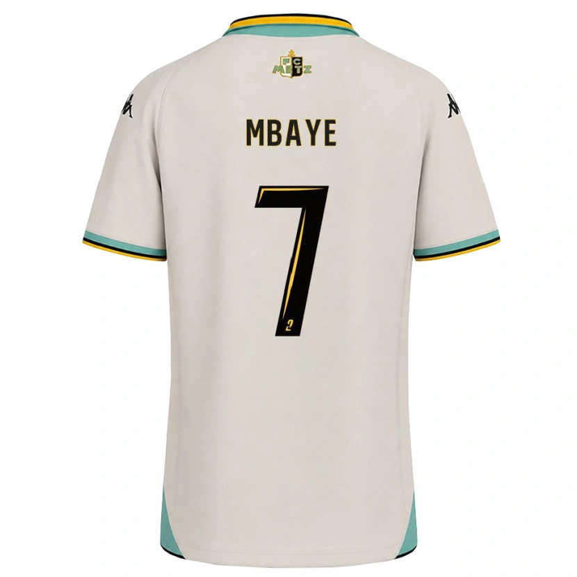 Danxen Heren Malick Mbaye #7 Bloemenwit Zwart Uitshirt Uittenue 2026/27 T-Shirt