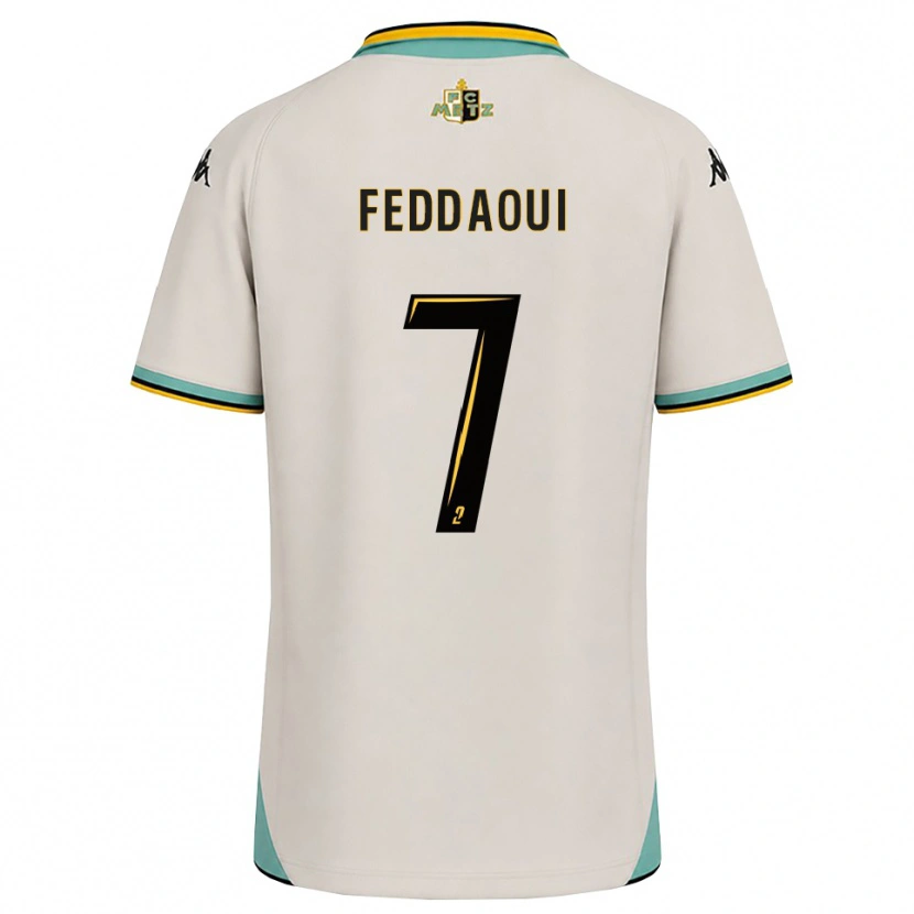 Danxen Heren Leina Feddaoui #7 Bloemenwit Zwart Uitshirt Uittenue 2026/27 T-Shirt