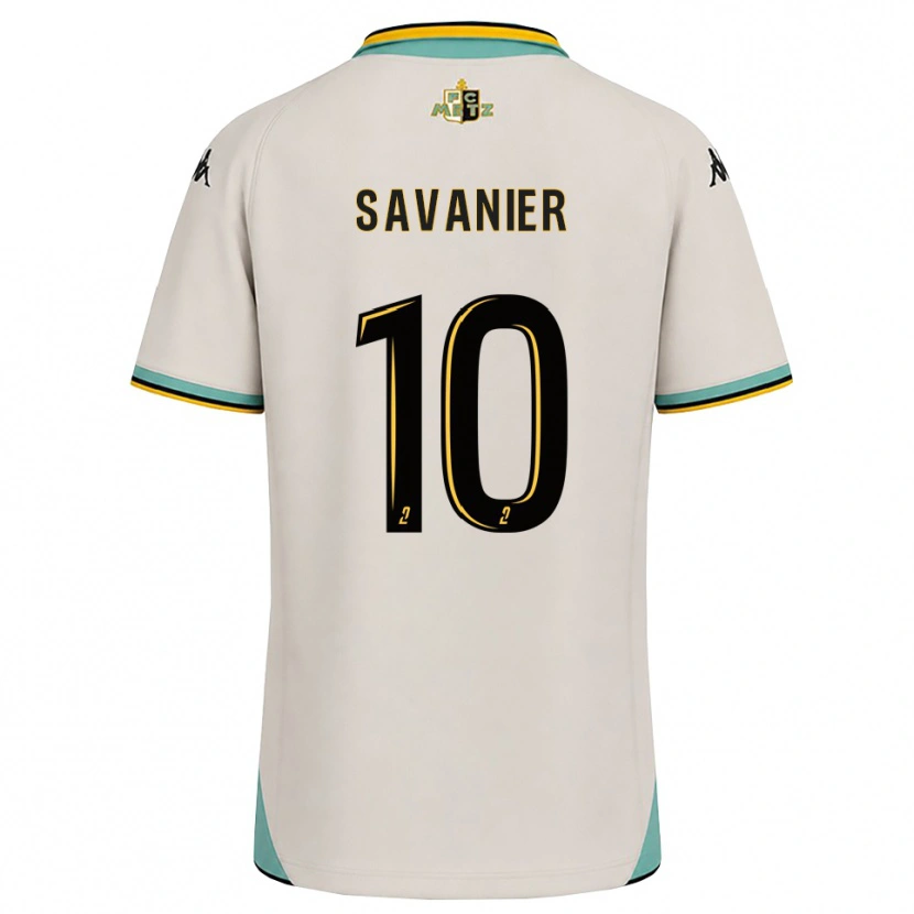 Danxen Heren Téji Savanier #10 Bloemenwit Zwart Uitshirt Uittenue 2026/27 T-Shirt