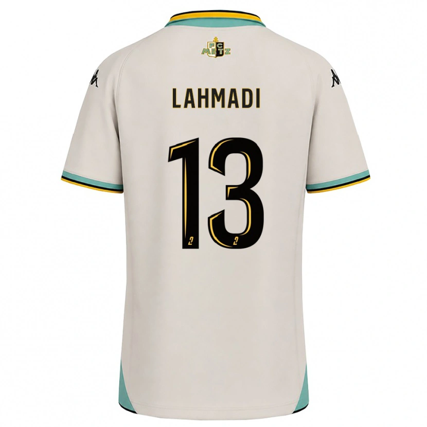 Danxen Heren Mehdi Lahmadi #13 Bloemenwit Zwart Uitshirt Uittenue 2026/27 T-Shirt