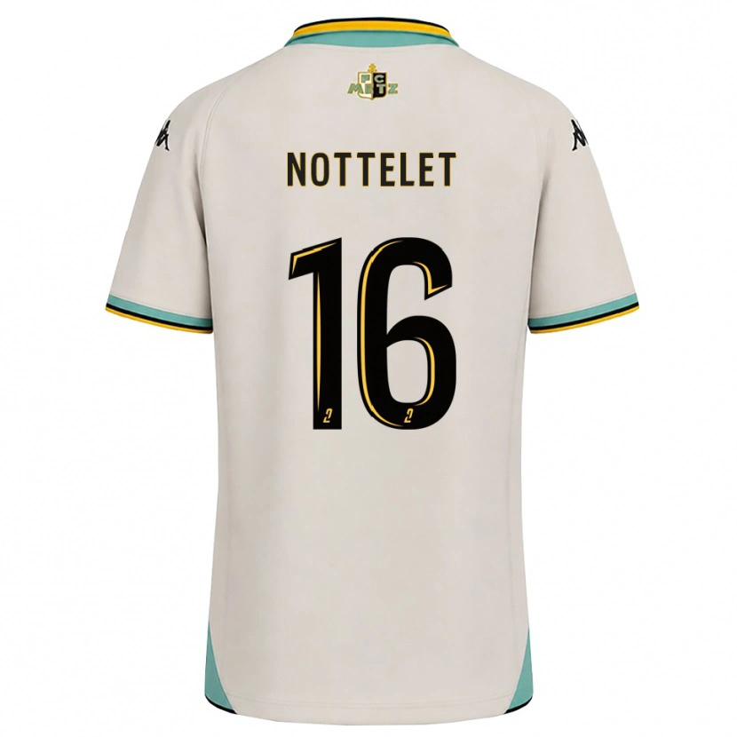 Danxen Heren Gillian Nottelet #16 Bloemenwit Zwart Uitshirt Uittenue 2026/27 T-Shirt