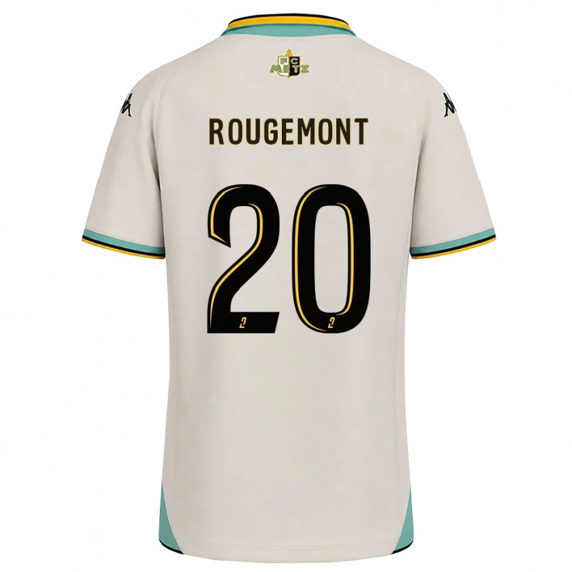 Danxen Heren Justine Rougemont #20 Bloemenwit Zwart Uitshirt Uittenue 2026/27 T-Shirt