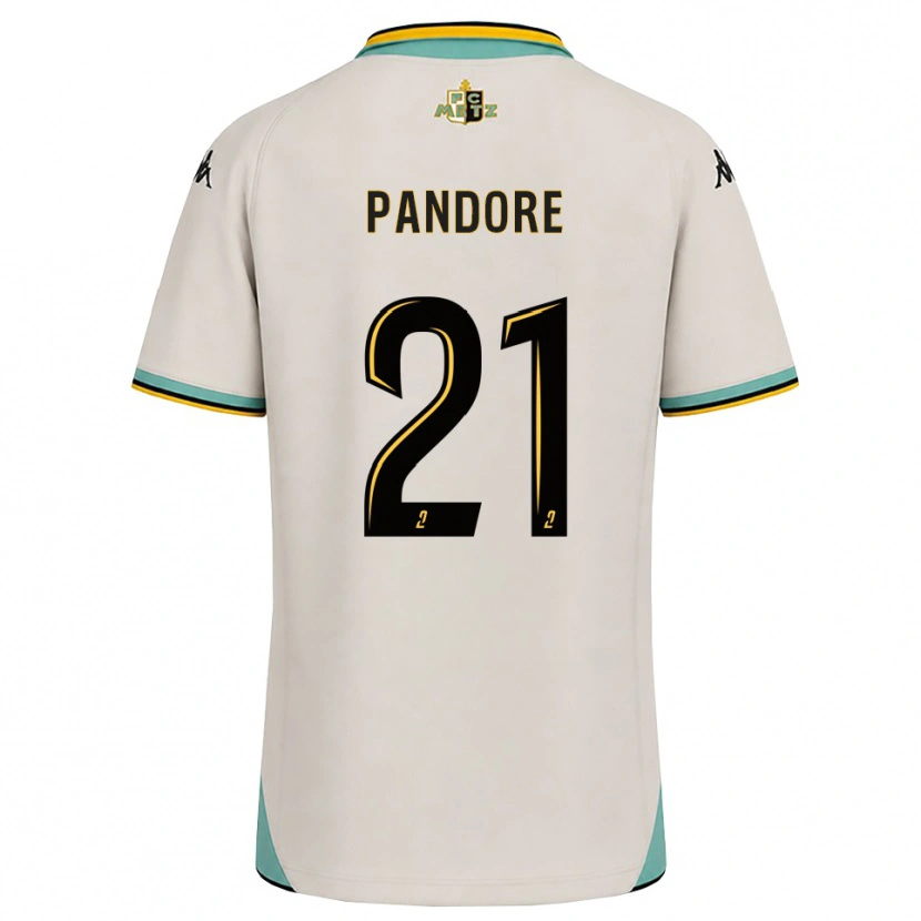 Danxen Heren Jahyann Pandore #21 Bloemenwit Zwart Uitshirt Uittenue 2026/27 T-Shirt